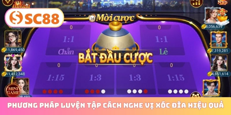 Phương pháp luyện tập cách nghe vị xóc đĩa hiệu quả